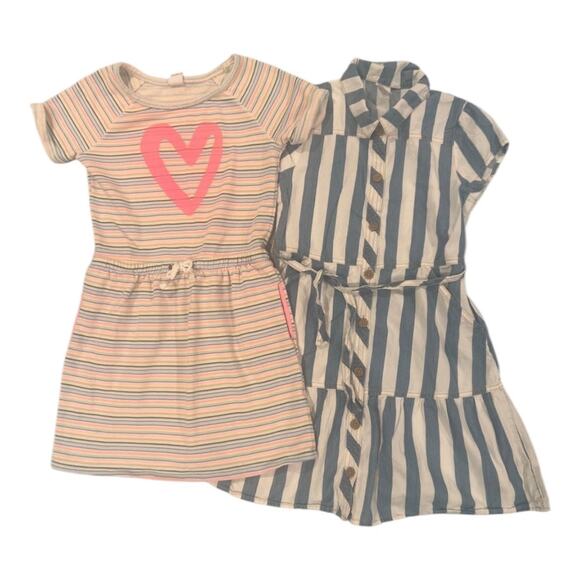 Striped Dress Bundle - Girls Size Large (10/12) - Picture 1 of 9